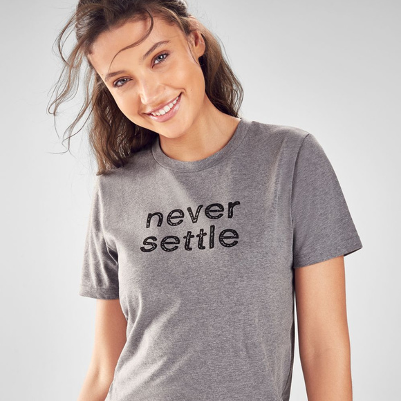 Fabletics Tops - Fabletics Never Settle Nora T-shirt